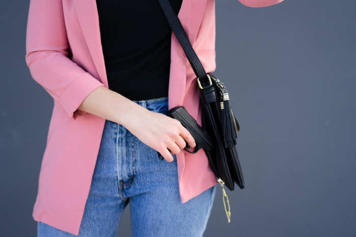 Ella Concealed Carry Lock and Key Crossbody